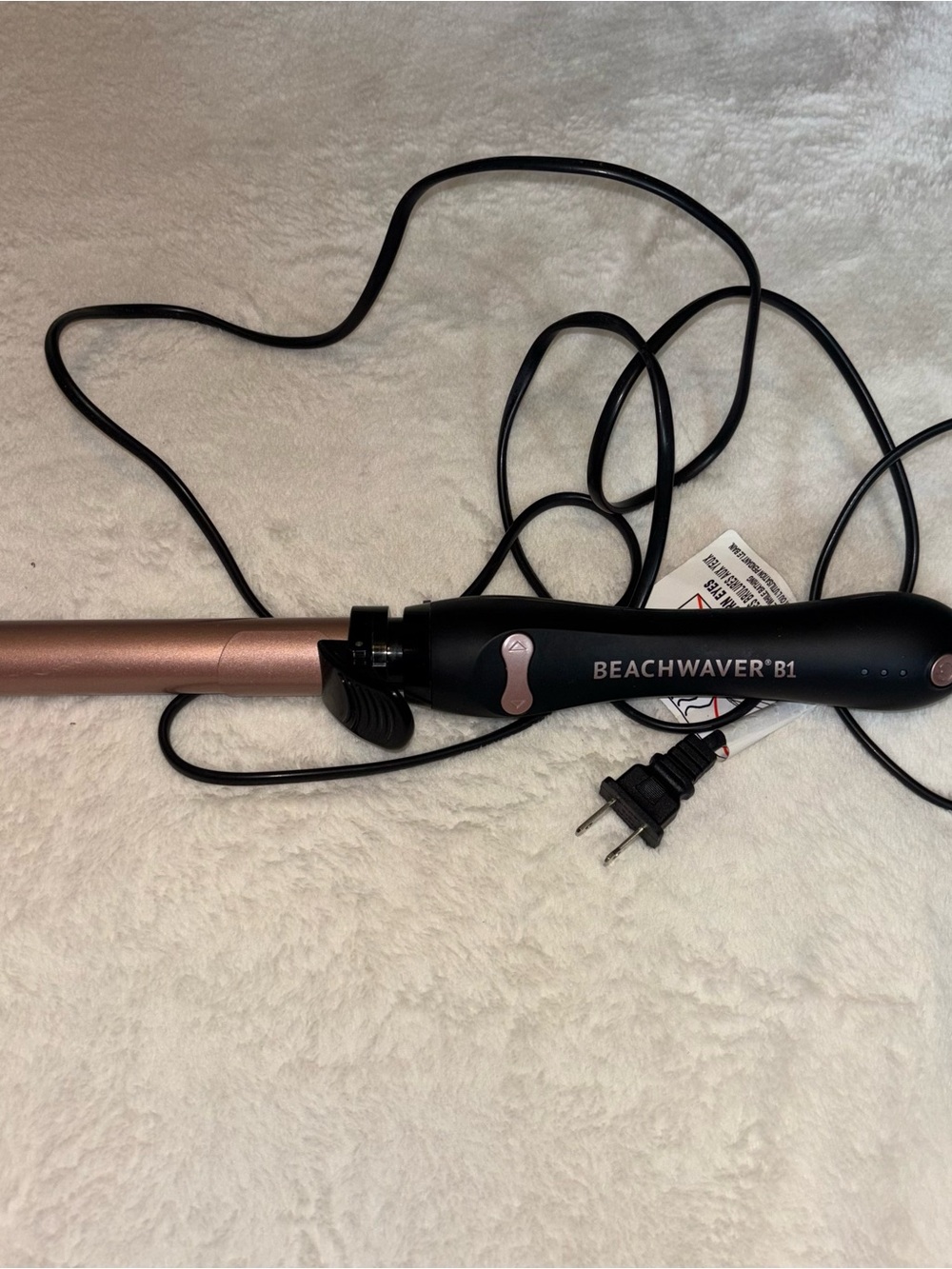 BEACHWAVER B1 Curling Iron Rose Gold-Read description